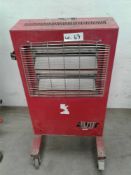 Elite red rad heater 110v 32 amp