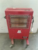 Elite 2 bar red rad heater 110 v 32 amp