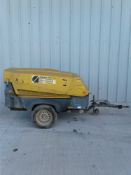 Atlas copco diesel twin tool compressor