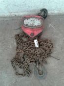 1 ton chain hoist single point