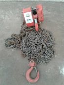 tiger 1 ton single point chain hoist