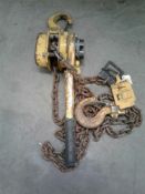 Lever chain hoist