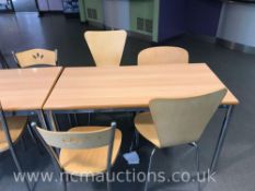 Wooden Table and 4x Chairs