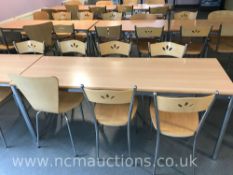 Wooden Table and 6x Chairs