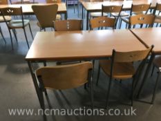 Wooden Table and 4x Chairs