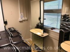 2x Hair and Beauty Station Mirrors