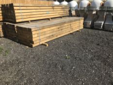 100MM X 200MM SAWN OAK BEAMS IN PACKS OF 30 @ 3.3M LONG
