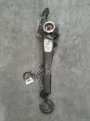 Ratchet chain hoist
