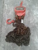 Tiger chain hoist single point