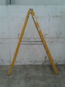 10 tread fibreglass and alloy steps