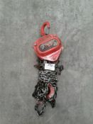 tiger 1 ton chain hoist single point