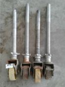 4 x caster and wheels