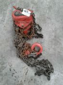 Tiger chain hoist single point