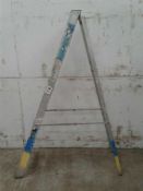 8 tread alloy step ladders
