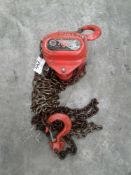 Tiger chain hoist single point