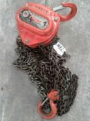 Tiger chain hoist single point