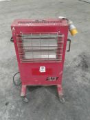 Elite red rad heater 110 V 32 amp
