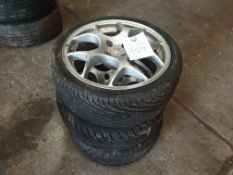 3 x alloy wheels