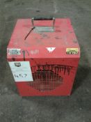 Portable fan heater 110 V 32amp