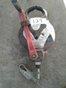 Lever fall arrest block