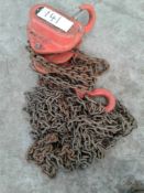 Tiger chain hoist single point