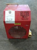 elite portable fan heater 110 V 32amp