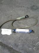 G-Force energy absorber with lanyard