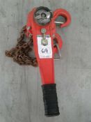 tiger 1.5 ton lever chain hoist