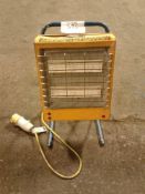 Portable ceramic heater 110 V 32 amp