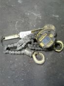 Yale single point lever chain hoist