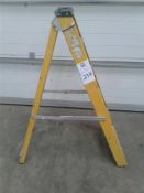 6 tread fibreglass step ladders