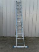 Zarges 10 tread step ladders