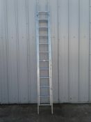 11 tread alloy step ladders