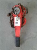 Tiger lever chain hoist