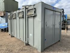 Anti Vandal Steel Portable Toilet Block 16ft x 8ft