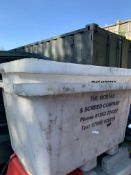 Mortar Concrete Tubs x 2
