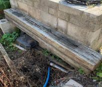 2 Wood Railway sleepers
