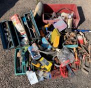Various builders hand tools and equipment