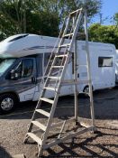 Alloy steps on wheels