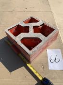 Decorative garden wall block mould