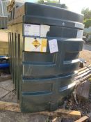 Bunded Titan red diesel tank with quantity of red diesel