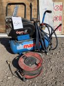 Mini compressor and extension lead