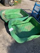 Tank and drum Pallet bunding trays x 2