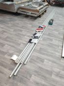 Marquee flag poles and brackets to fit Marquee 5m tall with flags