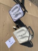 240v Flourscent Hand held work lights x 2