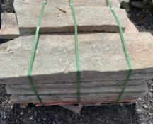 1 X PALLET STONE FLAGS