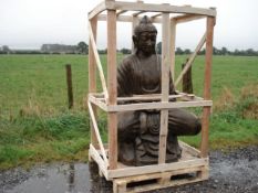 MASSVE BUDDHA IN BRONZE FINISH