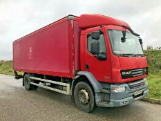 AF LF55 Boxvan 18 Tonne With Tail Lift
