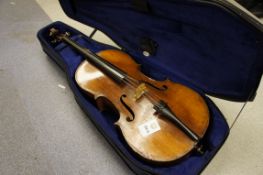 Double bass in carry case