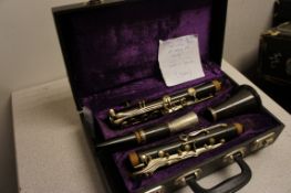 Clarinet in carry case